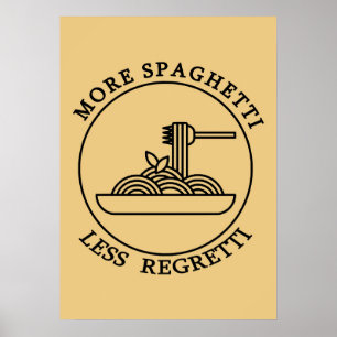 Mehr Spaghetti weniger Regretti Poster