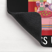 Mehr Spaghetti Weniger Upsetti Funny Niedlich Cat Mousepad (Ecke)