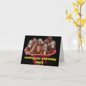 Mehr Spaß als ein Affenbarsch zum Geburtstag Karte (Gelbe Blume)