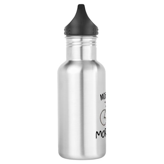 Mehr Spaß beim Radfahren Edelstahlflasche (Links)