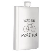 Mehr Spaß beim Radfahren Flachmann (Rechts)