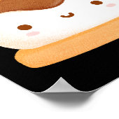 Mehr Spaß - Leckerei Campfeuer Kunst Poster (Ecke)