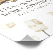 Mehr Spaß mit der Babydusche Danke, dass ihr gekom Poster (Ecke)