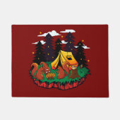 Mehr Spaß mit diesem Camping-Eichhörnchen Fußmatte (Vorderseite)