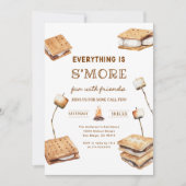 Mehr Spaß mit Freunden Party Smores Einladung (Vorderseite)