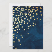 Mehr Spaß unter Sternen Sleepover Camping Geburtst Einladung (Rückseite)