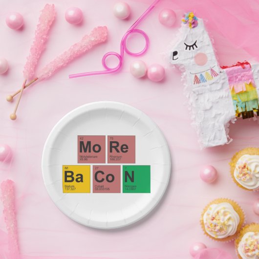 Mehr Speck-Teller Pappteller (Party)