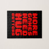 MEHR SPIELE BRAUCHEN UMFANGREICHE SCHALTFLÄCHEN PUZZLE (Horizontal)