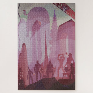 Mehr stattliche Villen bauen – Aaron Douglas Kunst Puzzle