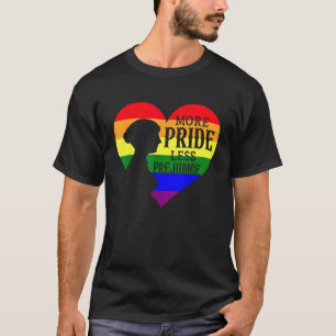 Mehr Stolz weniger Vorurteil LGBT Gay stolz Ally S T-Shirt
