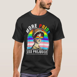 Mehr Stolz weniger Vorurteile für LGBT-Gay Pride M T-Shirt
