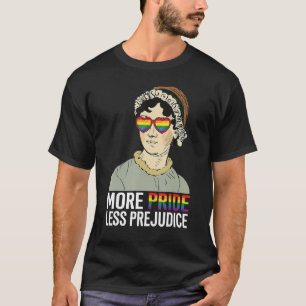 Mehr Stolz weniger Vorurteile für LGBT Jane Austen T-Shirt