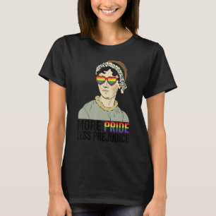 Mehr Stolz weniger Vorurteile für LGBT Jane Austen T-Shirt
