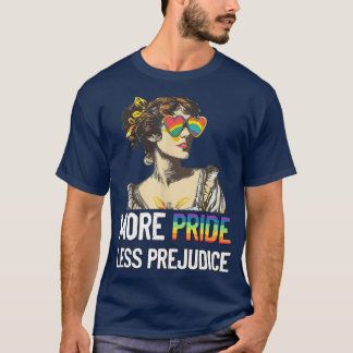 Mehr Stolz weniger Vorurteile LGBT retro T-Shirt
