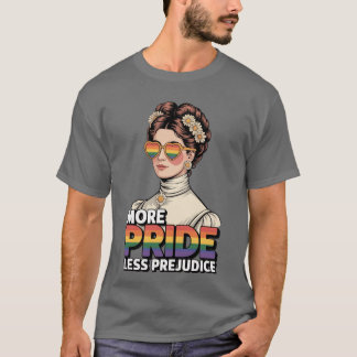 Mehr Stolz, weniger Vorurteile LGBTQ Stolzer Verbü T-Shirt