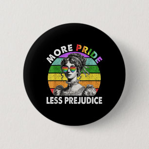 Mehr Stolz weniger Vorurteile Pride Monat Lgbtq Ga Button