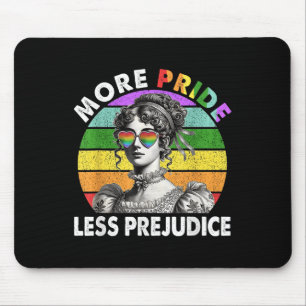 Mehr Stolz weniger Vorurteile Pride Monat Lgbtq Ga Mousepad