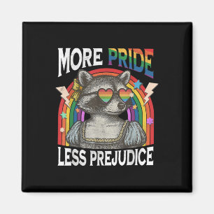 Mehr Stolz weniger Vorurteile Regenbogenflagge Lgb Magnet