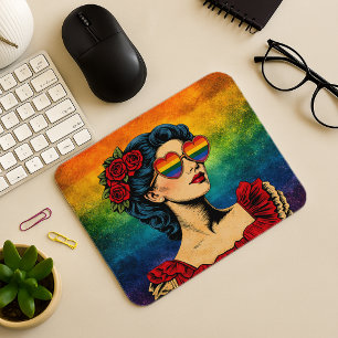 Mehr Stolz, weniger Vorurteile Stolz Monat LGBTQ Mousepad