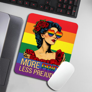 Mehr Stolz, weniger Vorurteile Stolz Monat LGBTQ Mousepad