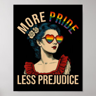 Mehr Stolz Weniger Vorurteile Stolz Monat Schwul L Poster