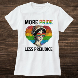Mehr Stolz, weniger Vorurteile Vintager Regenbogen T-Shirt
