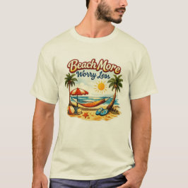 MEHR STRAND WENIGER SORGEN T-Shirt
