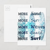 Mehr Strandleben Postkarte (Vorne/Hinten)