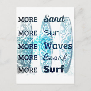 Mehr Strandleben Postkarte