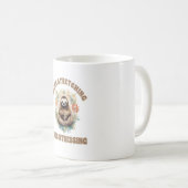Mehr Strecken Weniger Stress Faultier Kaffeetasse (VorderseiteRechts)