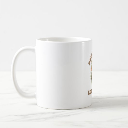 Mehr Strecken Weniger Stress Faultier Kaffeetasse (Links)