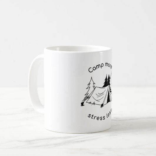 Mehr Stress weniger Kaffeetasse (Vorderseite Links)