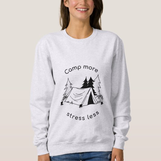 Mehr Stress weniger Sweatshirt (Vorderseite)