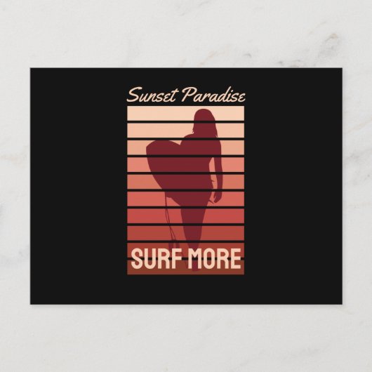 Mehr Surfen Postkarte (Vorderseite)