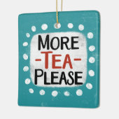 Mehr Tee Keramikornament (Links)