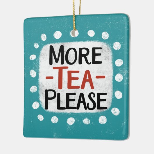 Mehr Tee Keramikornament (Links)