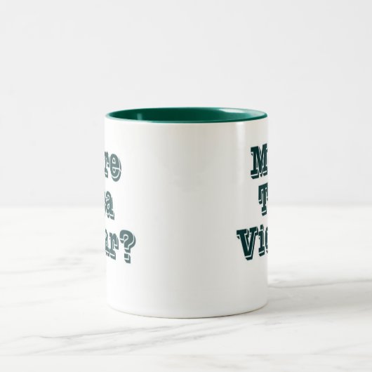 Mehr Tee Pfarrer Zweifarbige Tasse (Mittel)