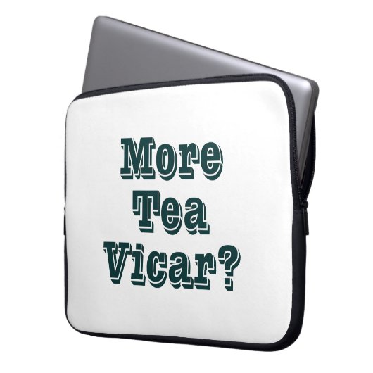 Mehr Tee Vicar Laptopschutzhülle (Vorderseite Links)