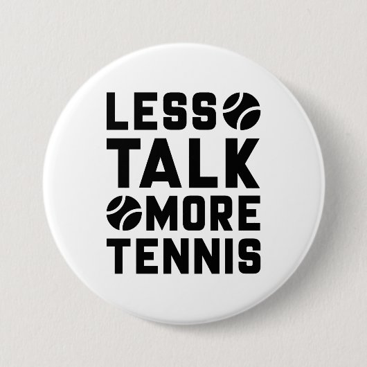 Mehr Tennis Button (Vorderseite)