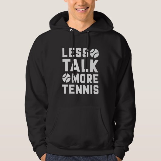 Mehr Tennis Hoodie (Vorderseite)