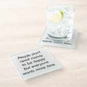 Mehr Time Glass Untersetzer (Schrägansicht)