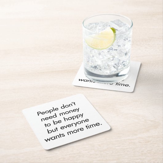 Mehr Time Paper Untersetzer (Vor Ort)