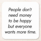 Mehr Time Paper Untersetzer (Vorderseite)