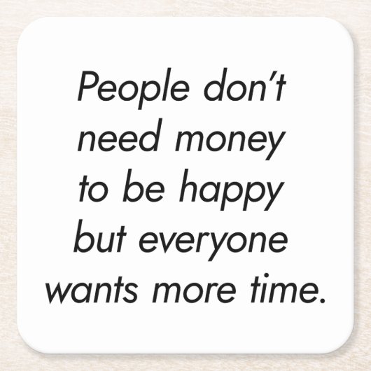 Mehr Time Paper Untersetzer (Vorderseite)