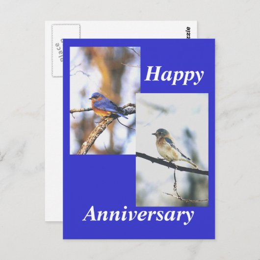 mehr truman, mrs truman, Happy, Anniversary Postkarte (Vorne/Hinten)