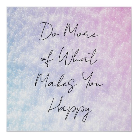 Mehr tun poster (Vorderseite)