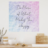 Mehr tun poster (Küche)