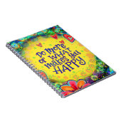 Mehr tun, was Ihnen Freude macht Notizblock (Rechte Seite)