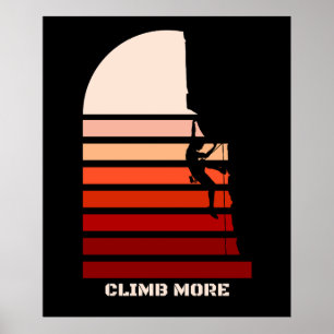 Mehr Vintages Rock Climbing Angebot im Retro Poster
