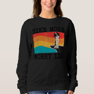 Mehr Wandern Weniger Sorgen Japan Chin Grafik Wand Sweatshirt